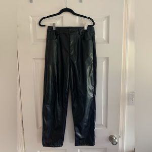 Straight Leg Leather pants - size 6